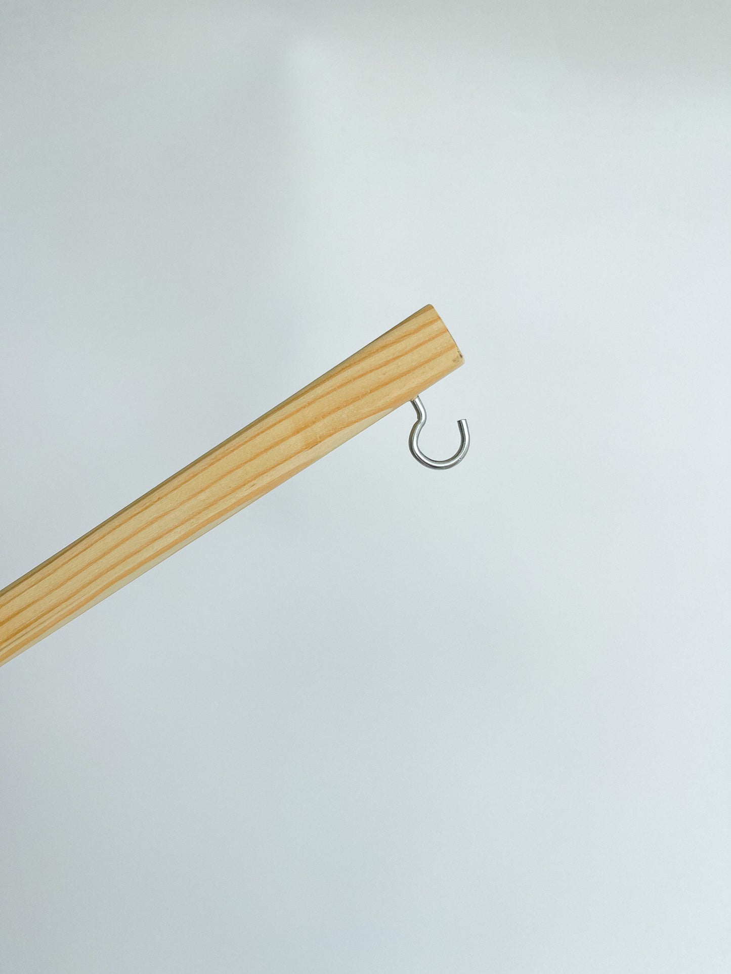 Baby Mobile Crib Holder, wooden baby mobile arm, natural wooden hanger, baby crib attachment