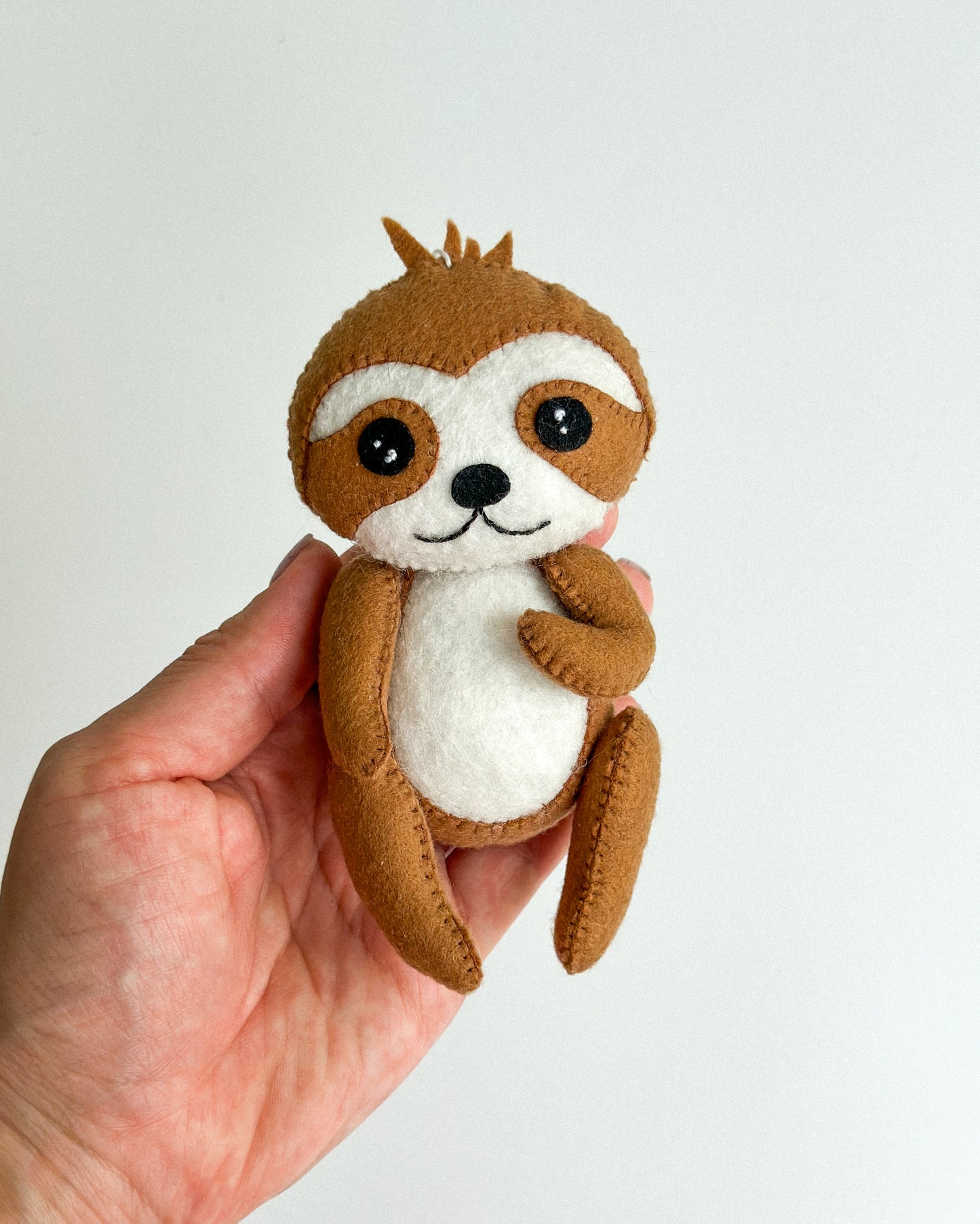 Felt Sloth Ornament