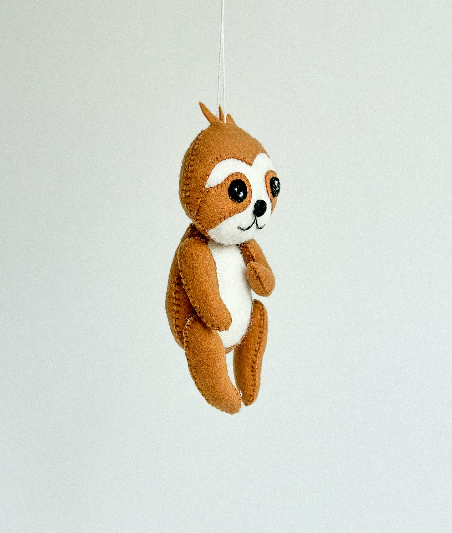 Felt Sloth Ornament