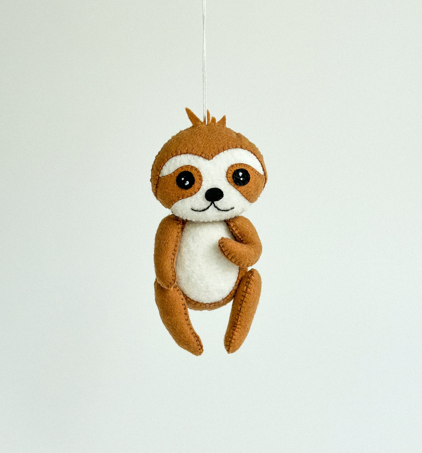 Felt Sloth Ornament