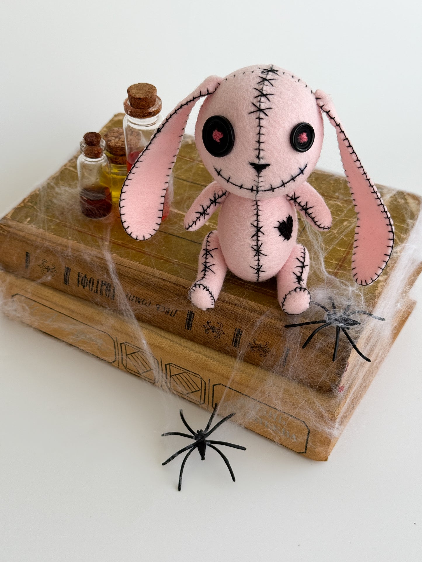 Spooky cute Halloween bunny soft toy