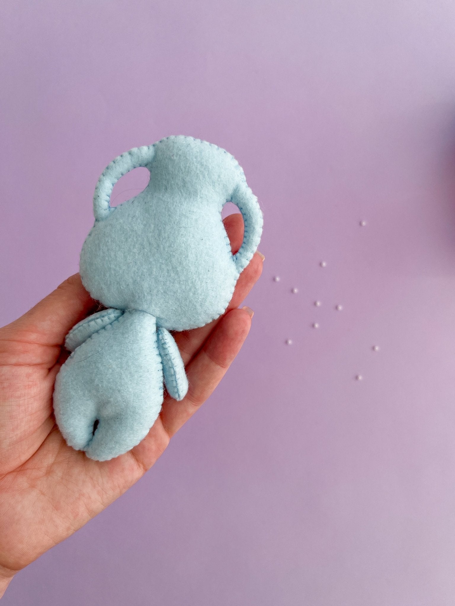 Aquarius Zodiac Felt Doll - WoollyFox