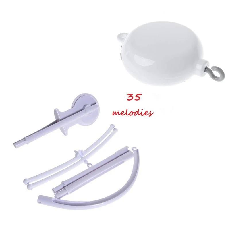 Bat and Cloud Musical Baby Mobile – Lavender Crib Mobile with Moon and Stars - WoollyFox