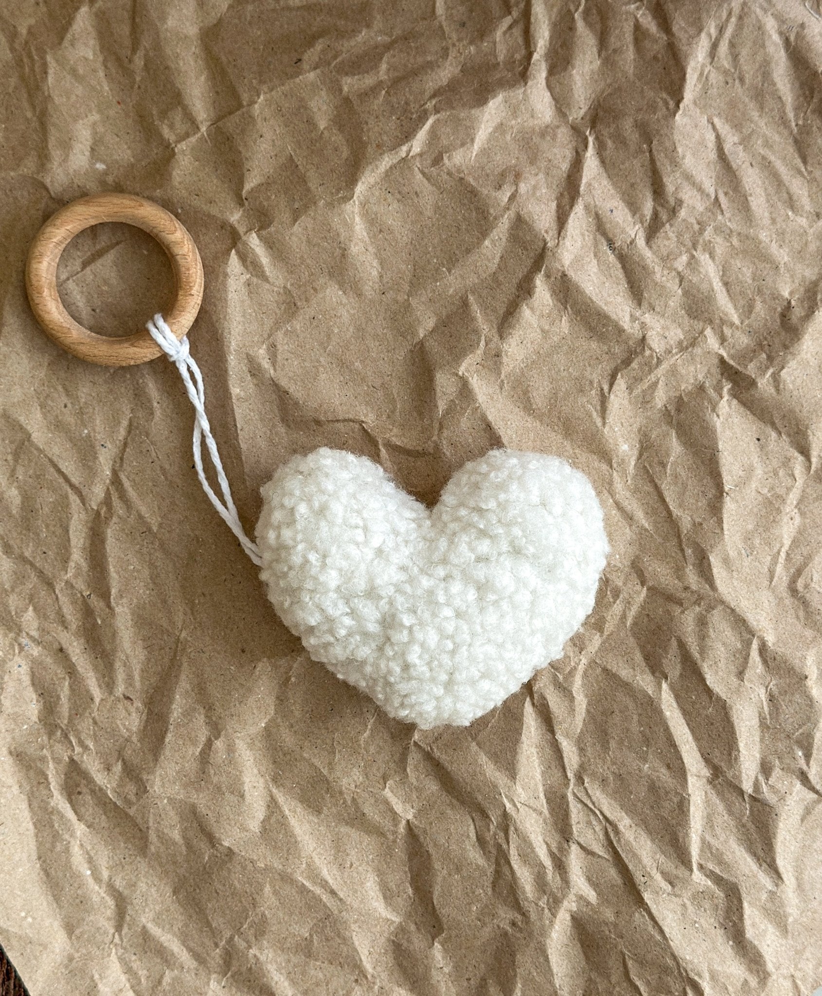 Boucle Heart Ornament - WoollyFox