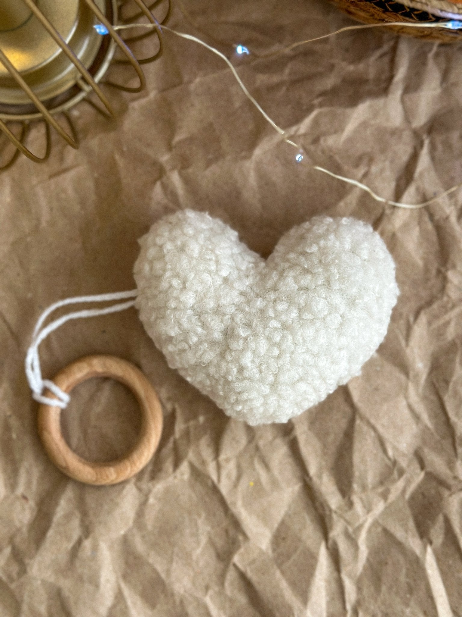 Boucle Heart Ornament - WoollyFox