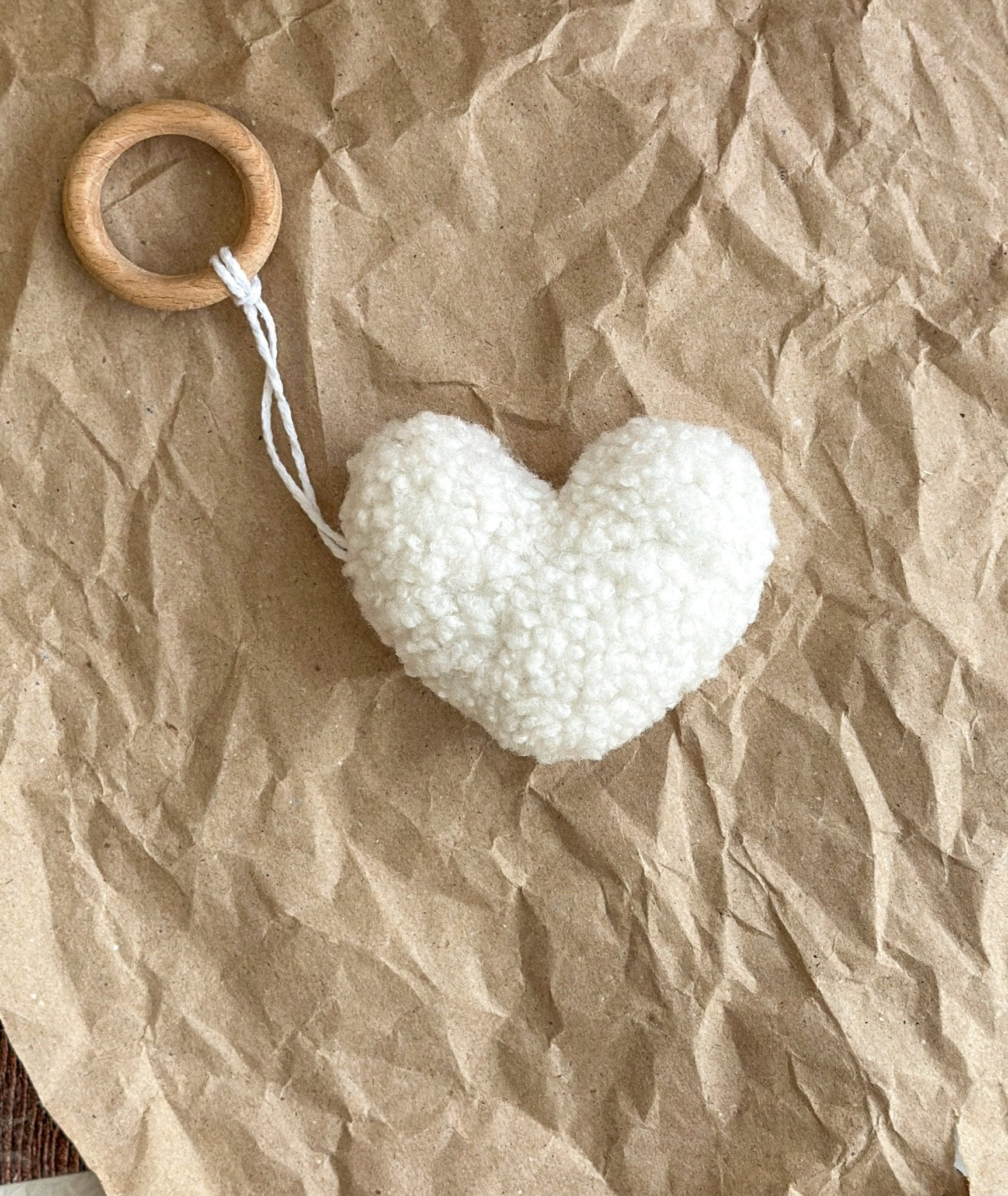 Boucle Heart Ornament - WoollyFox
