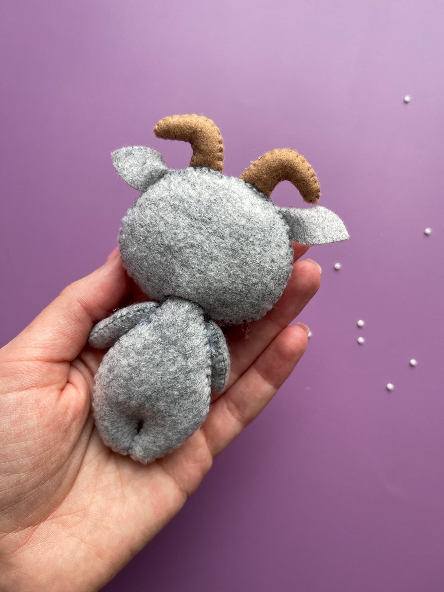 Capricorn Zodiac Felt Doll - WoollyFox