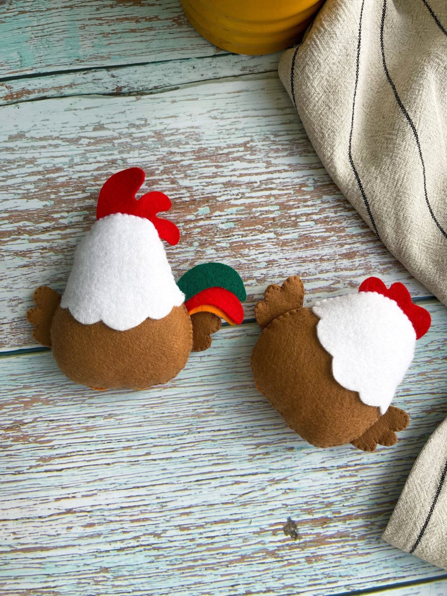 Chicken and Cuckoo Pattern PDF - WoollyFox