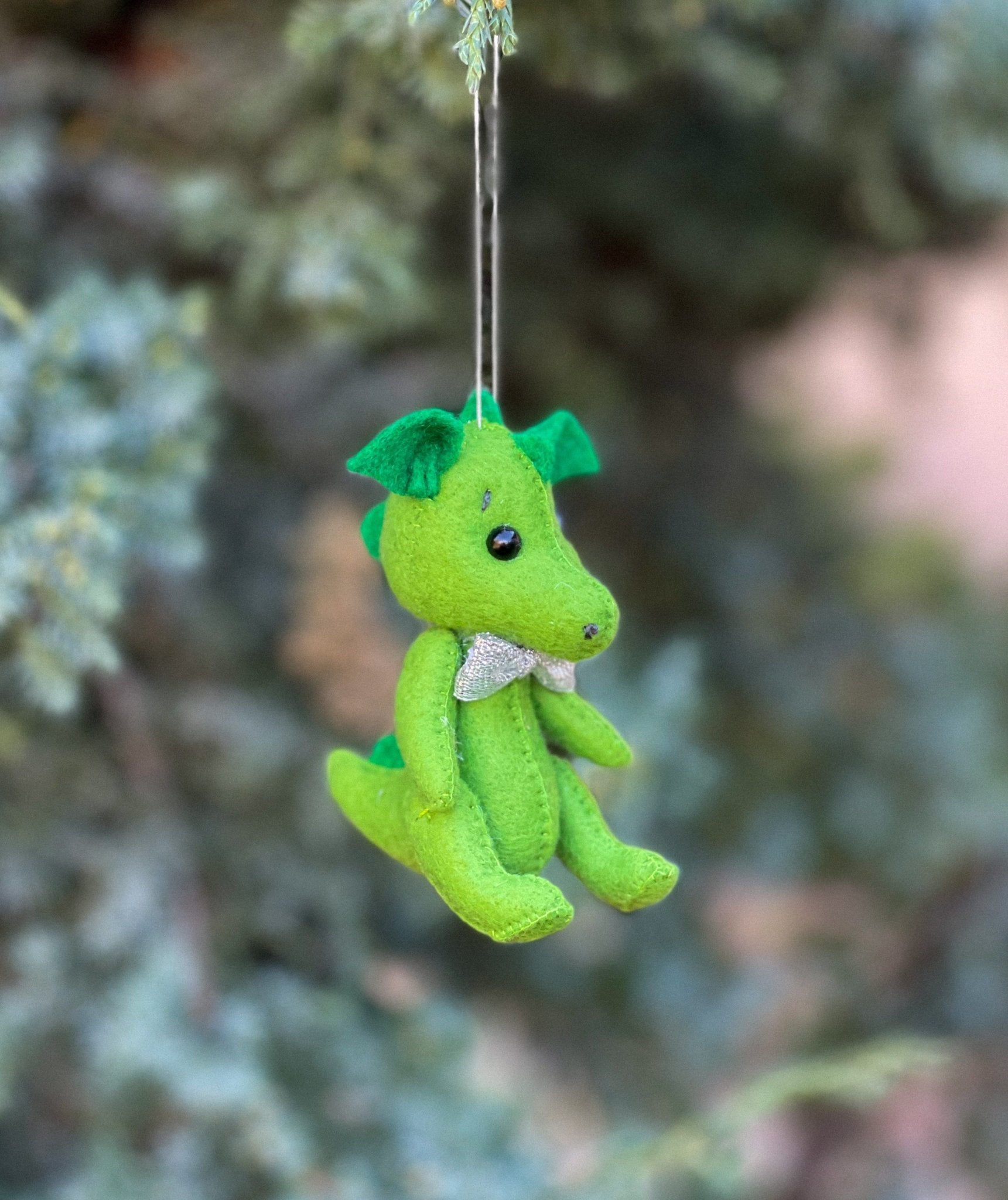 Christmas Dragon Ornament - WoollyFox