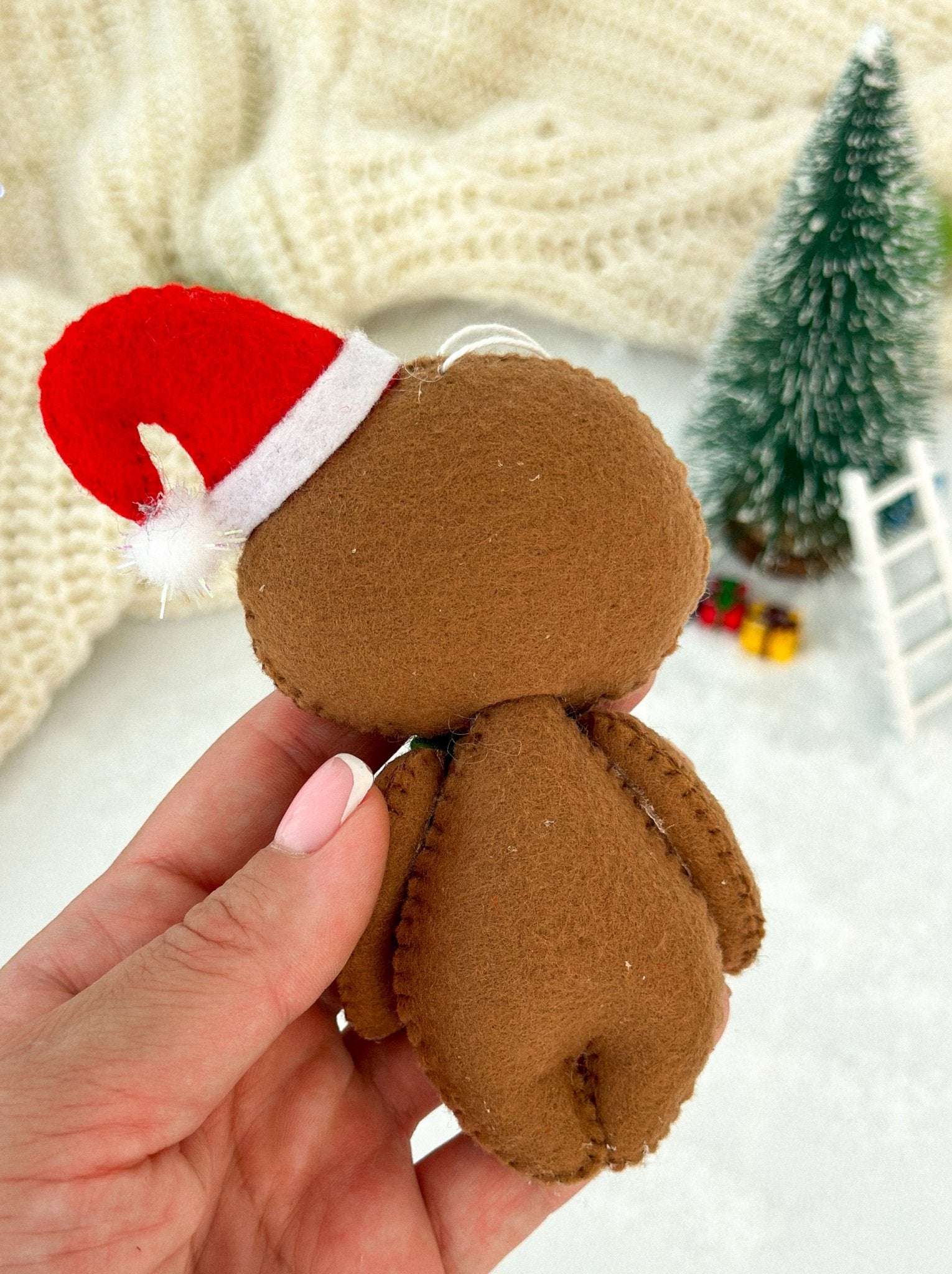 Christmas Sloth Ornament - WoollyFox