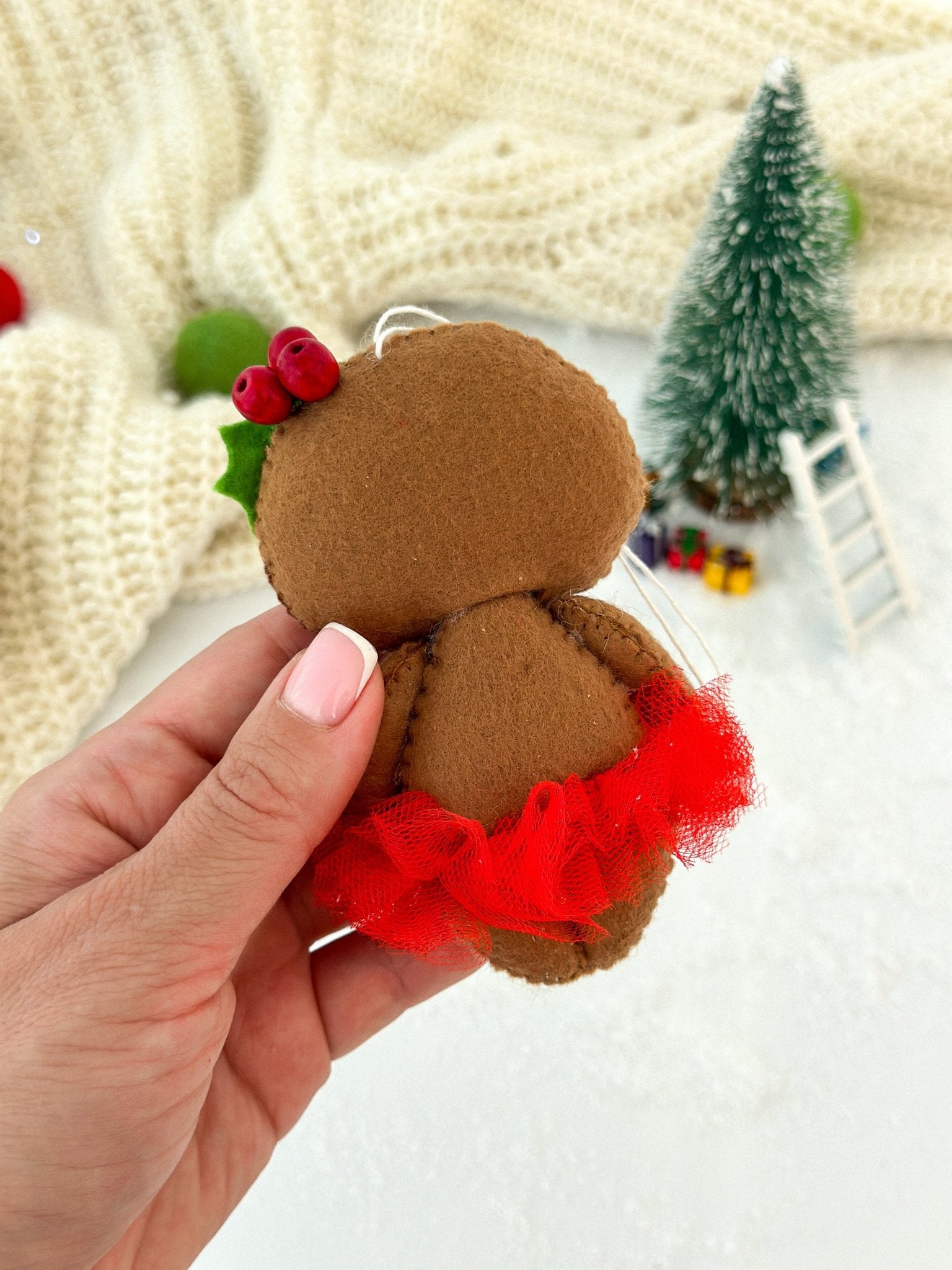Christmas Sloth Ornament - WoollyFox