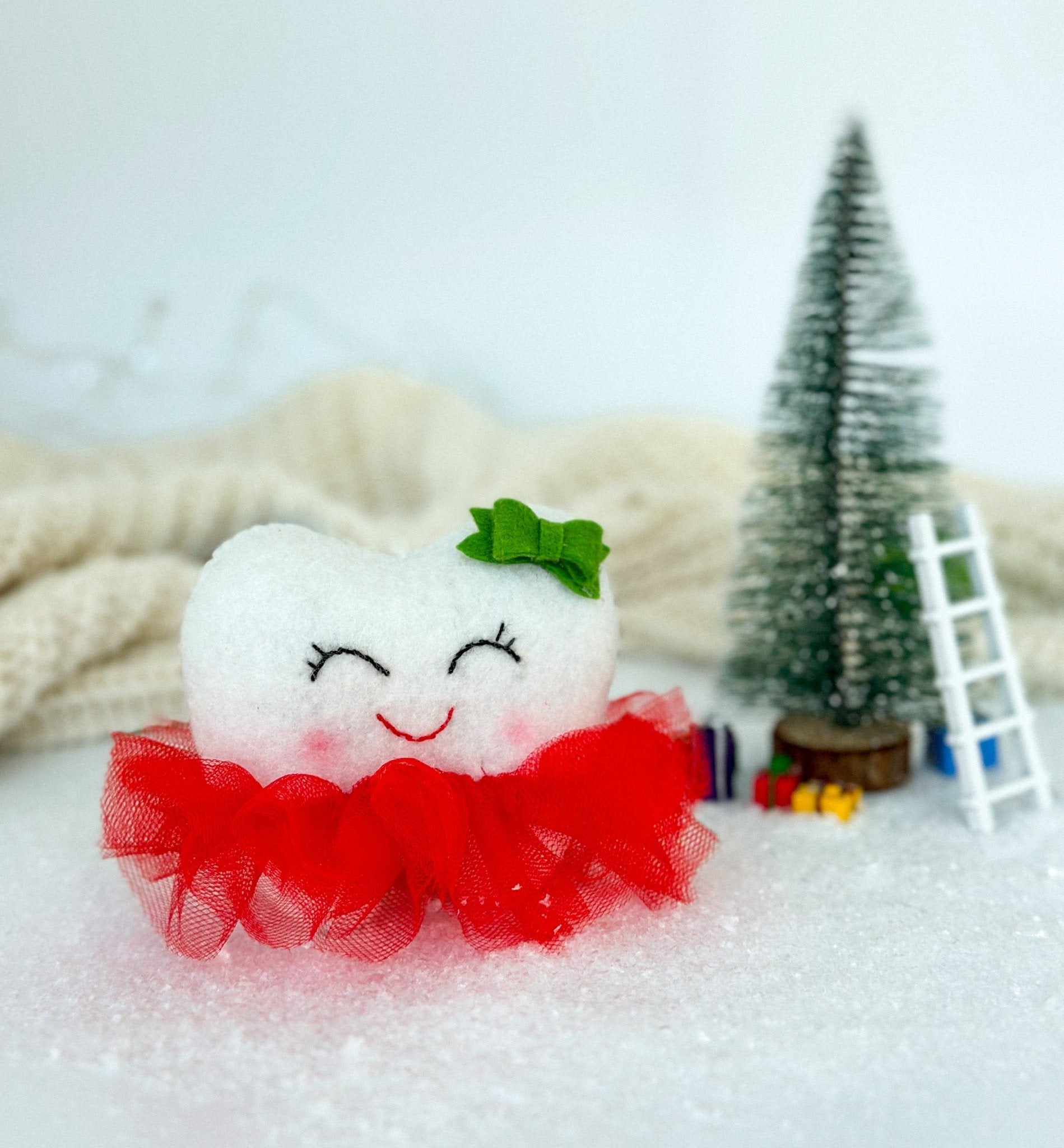 Christmas Tooth Fairy Ornament - WoollyFox