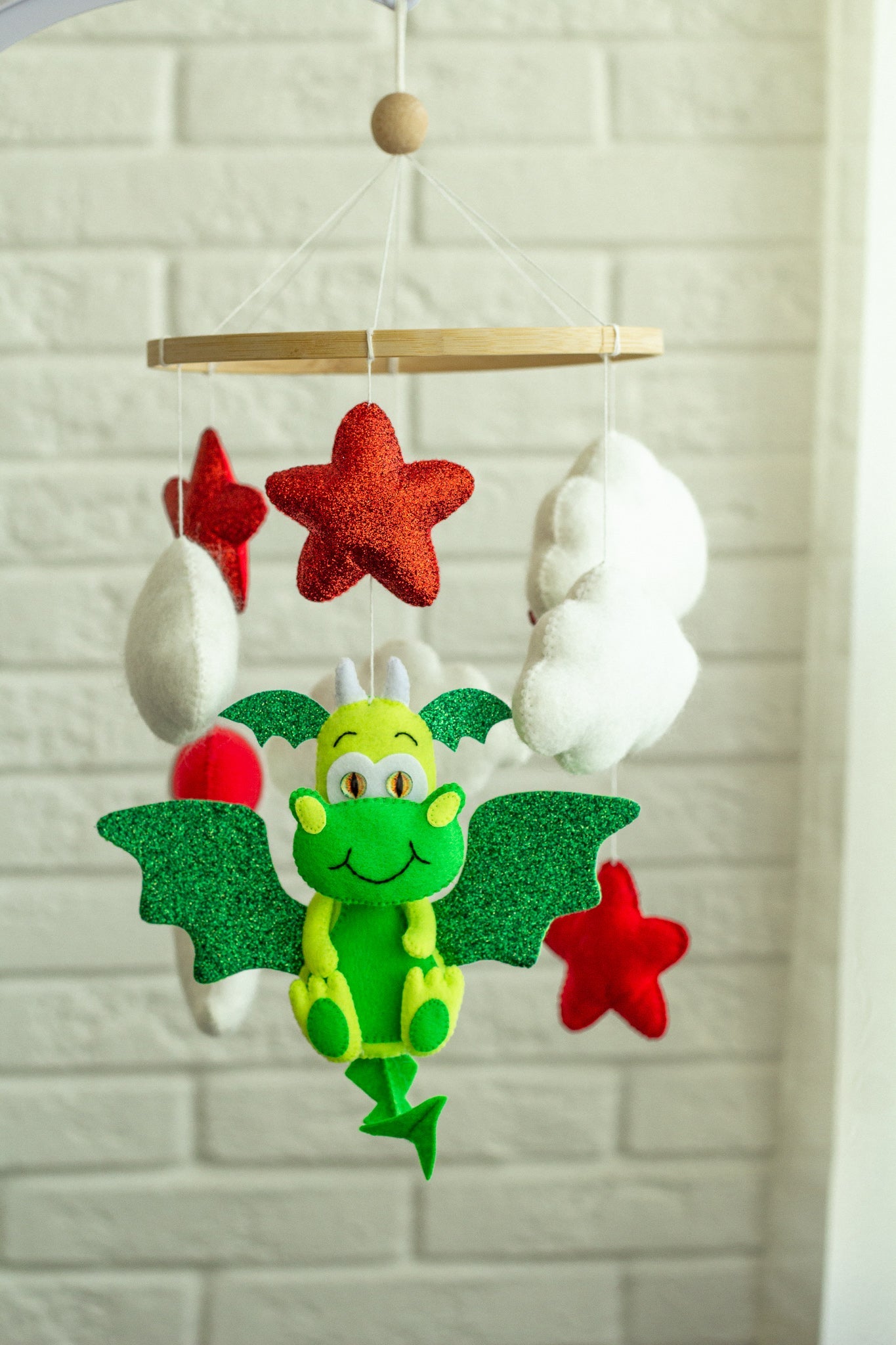 Dragon Baby Mobile - WoollyFox