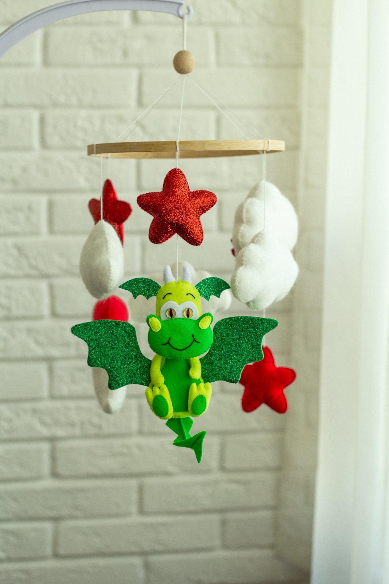 Dragon Baby Mobile - WoollyFox