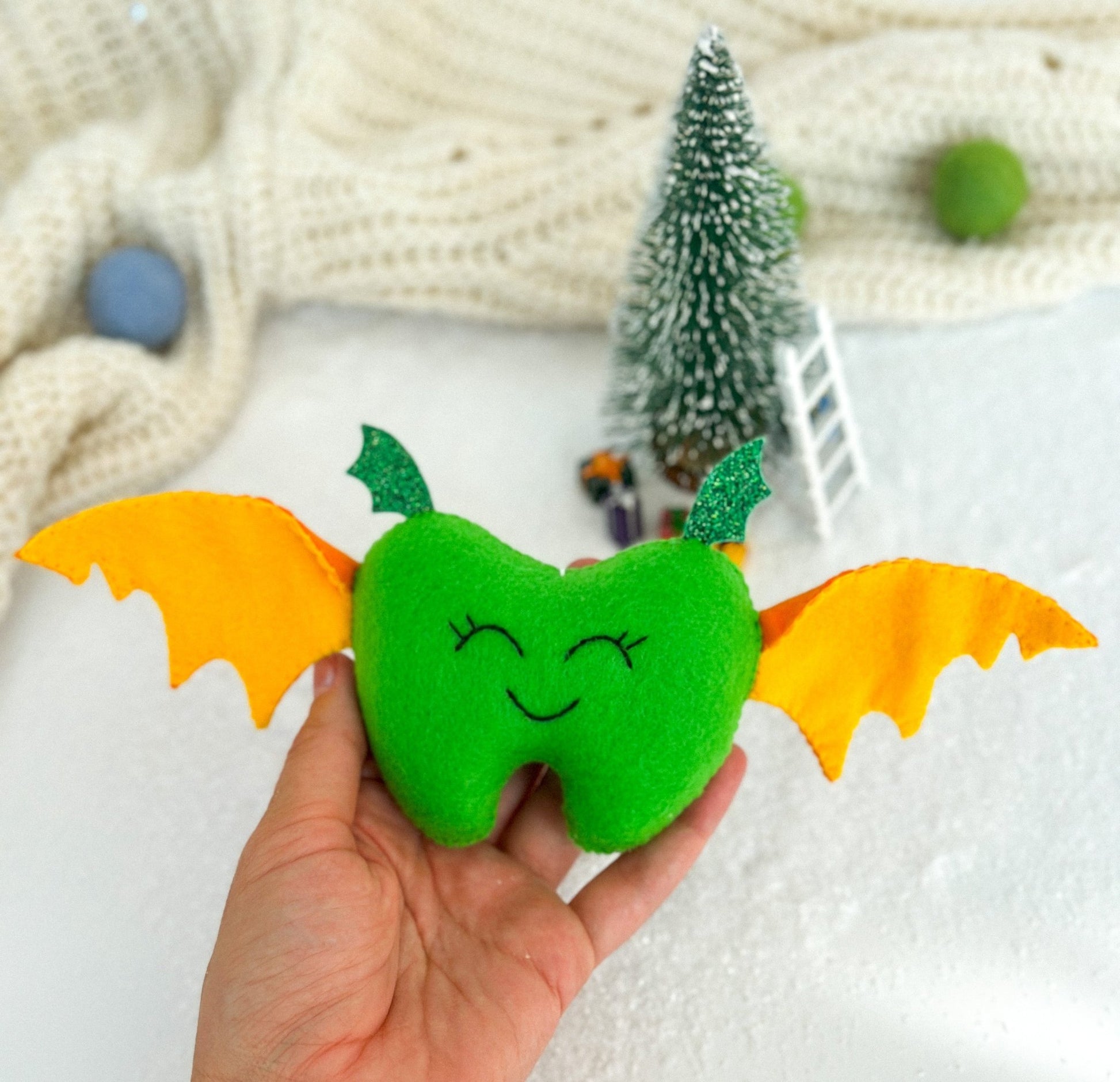 Dragon Tooth Ornament - WoollyFox