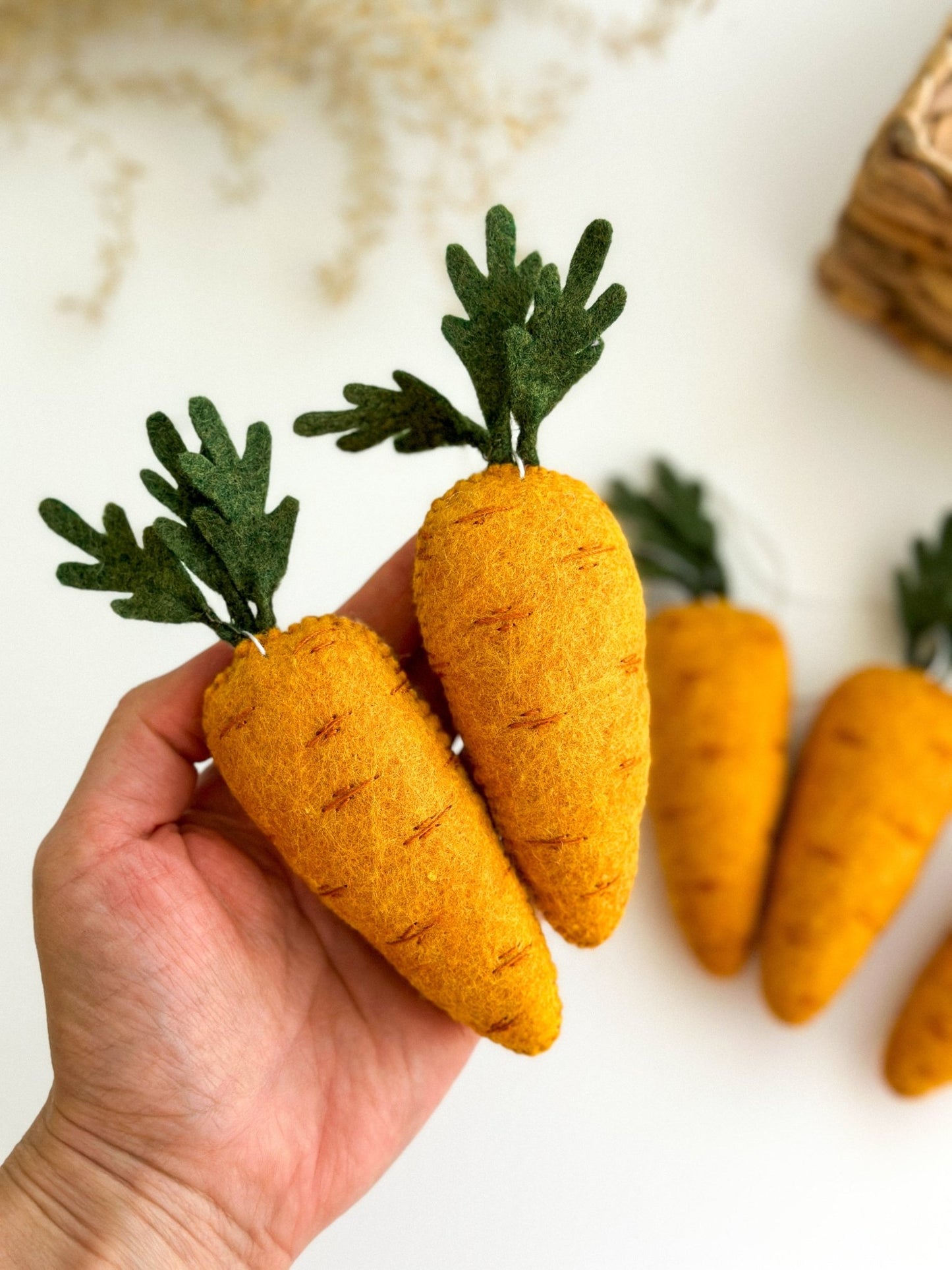 Easter Carrot Ornaments - WoollyFox
