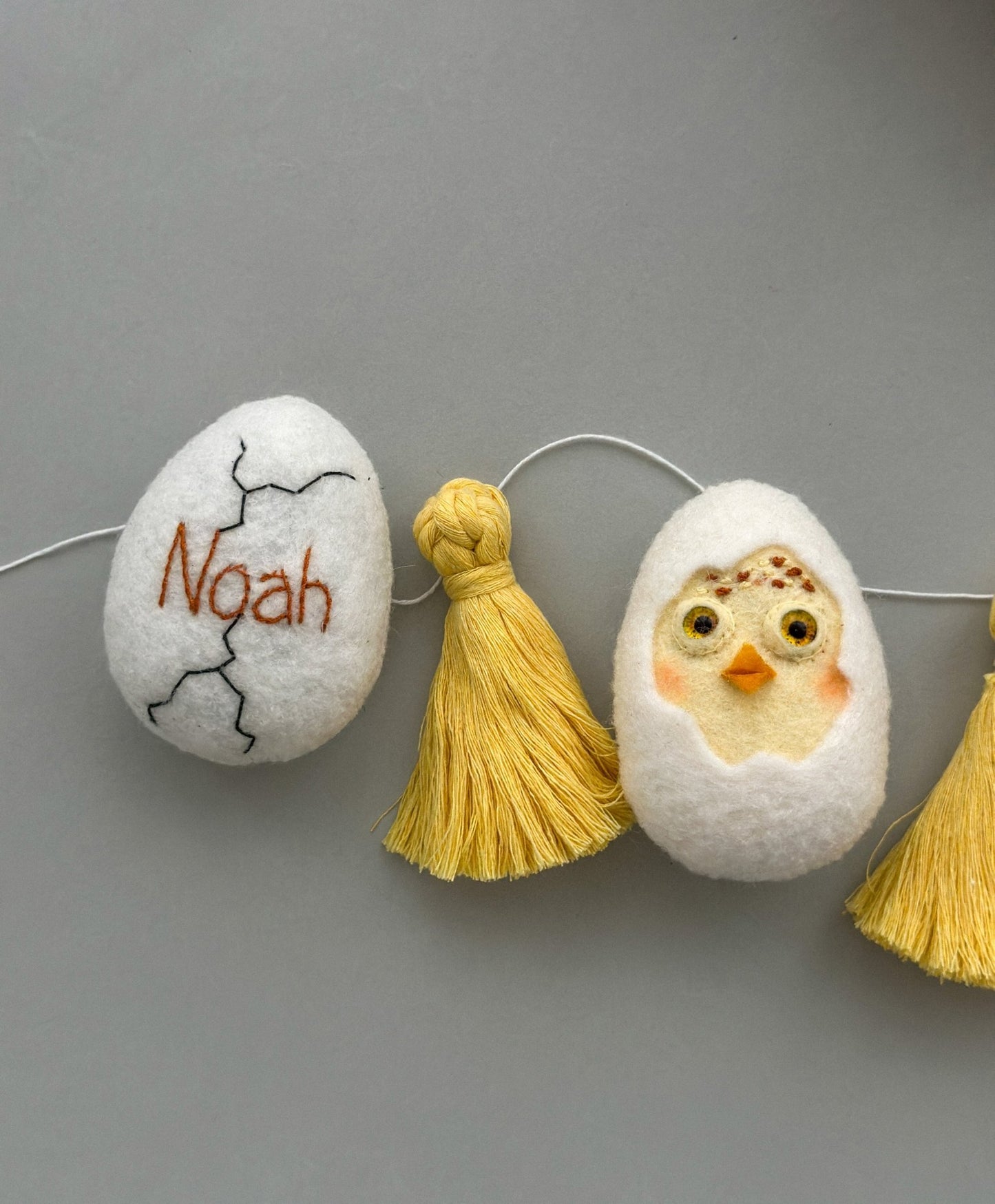 Easter Chicken Garland - WoollyFox