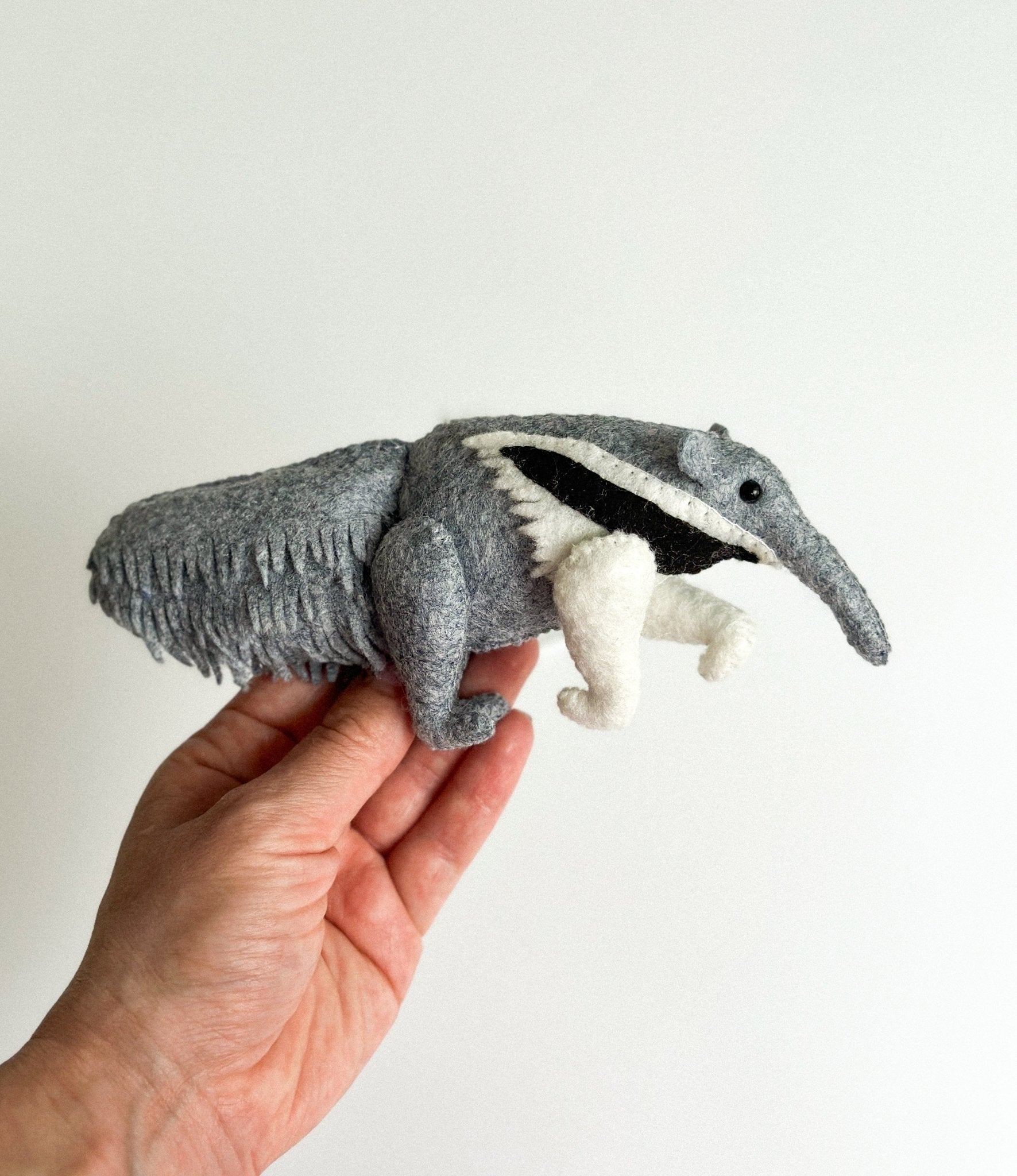 Felt Anteater Ornament - WoollyFox