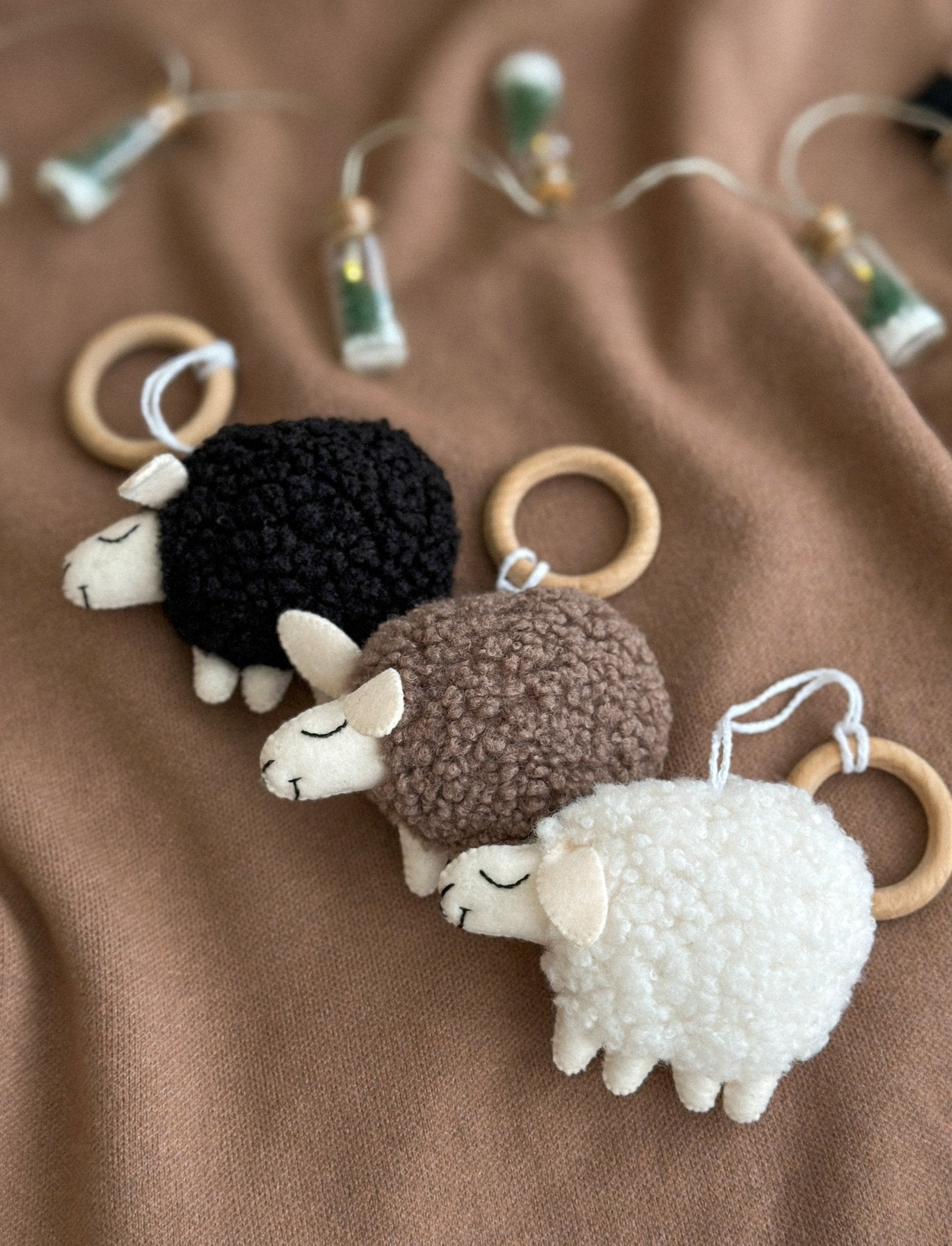 Felt Boucle Sheep Ornament - WoollyFox