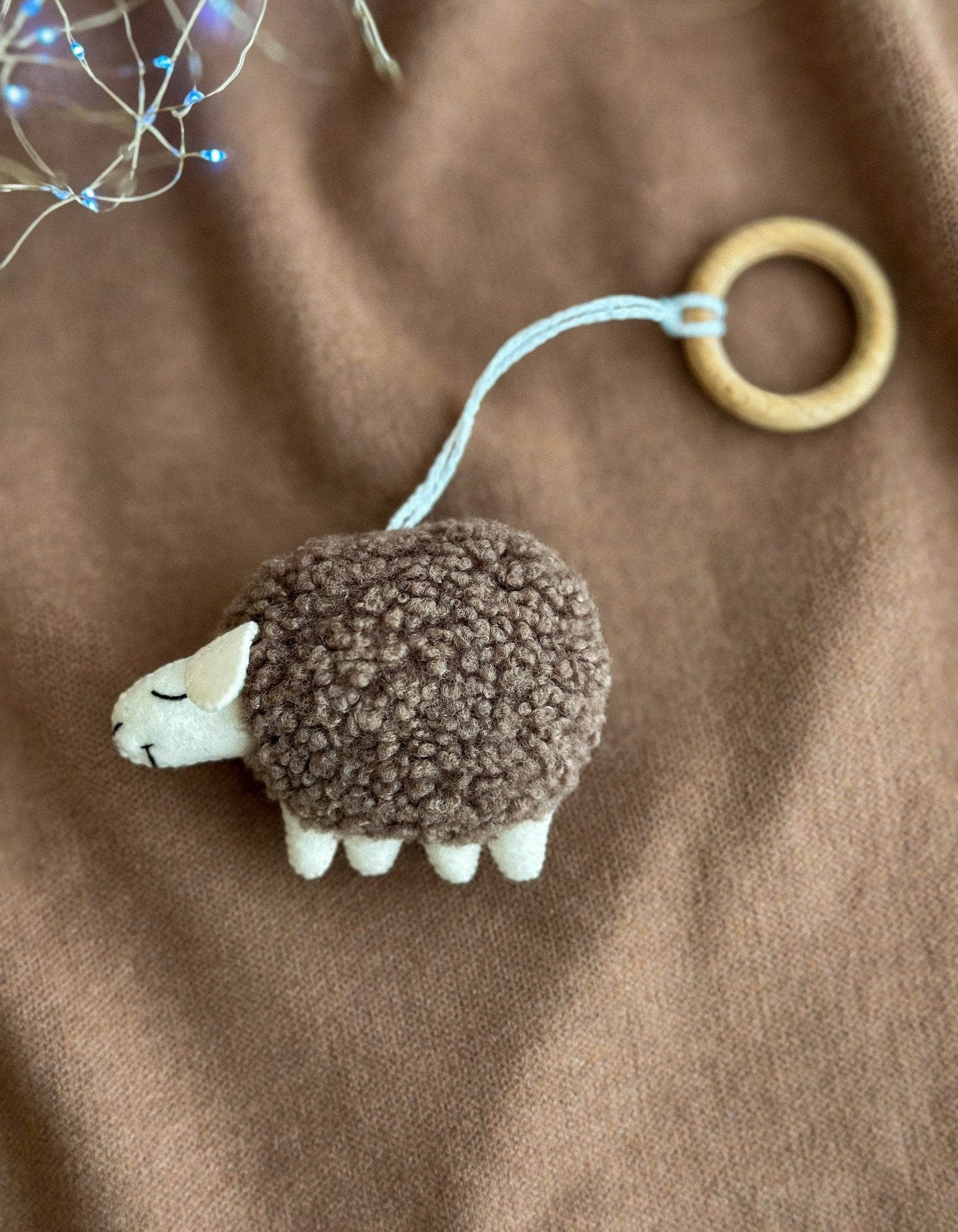 Felt Boucle Sheep Ornament - WoollyFox