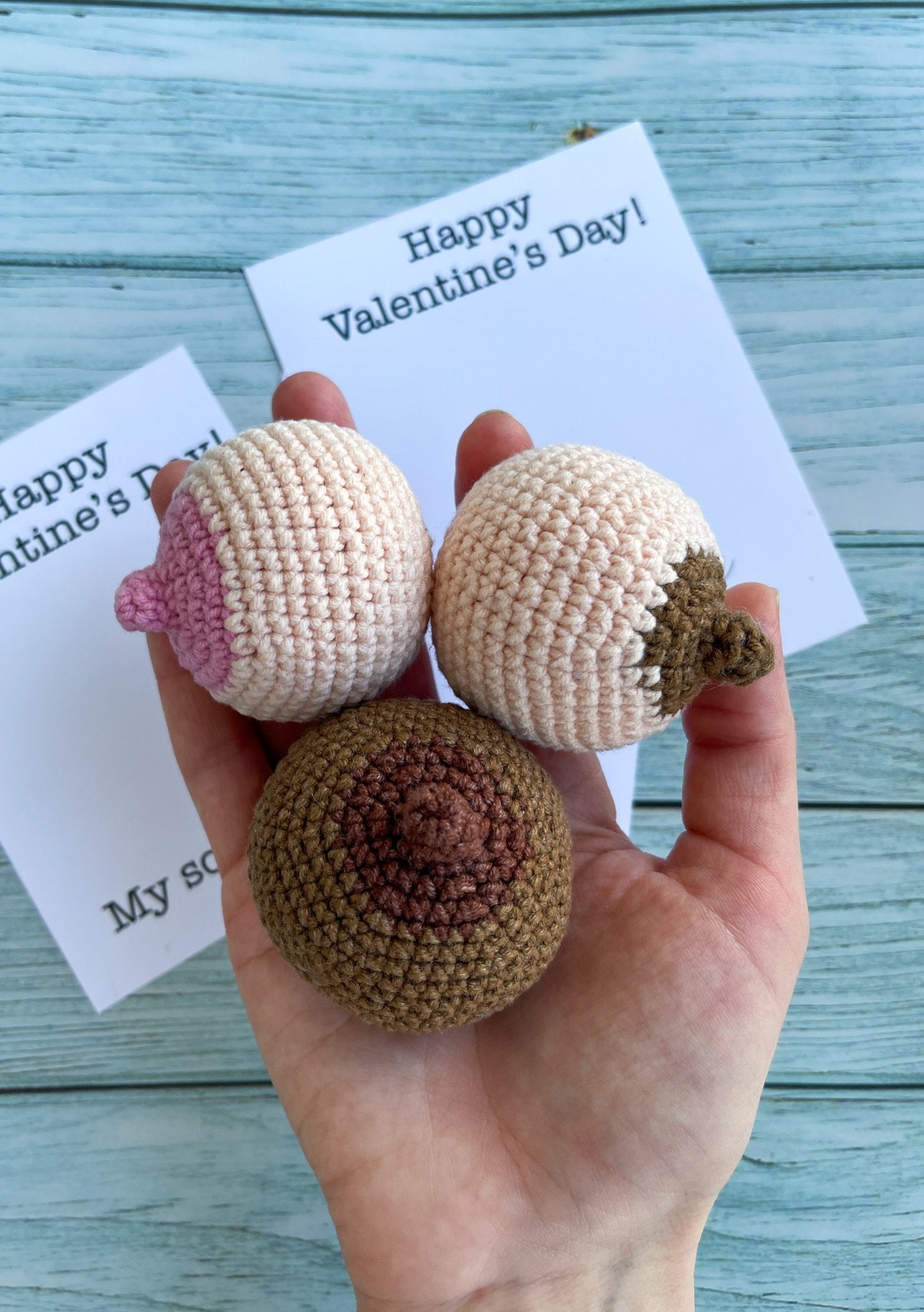 Felt Breast Card - WoollyFox