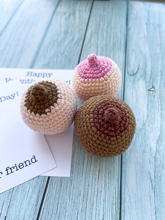 Felt Breast Card - WoollyFox