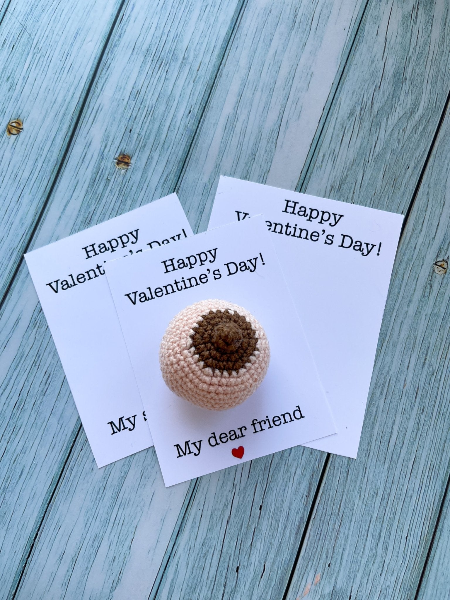 Felt Breast Card - WoollyFox