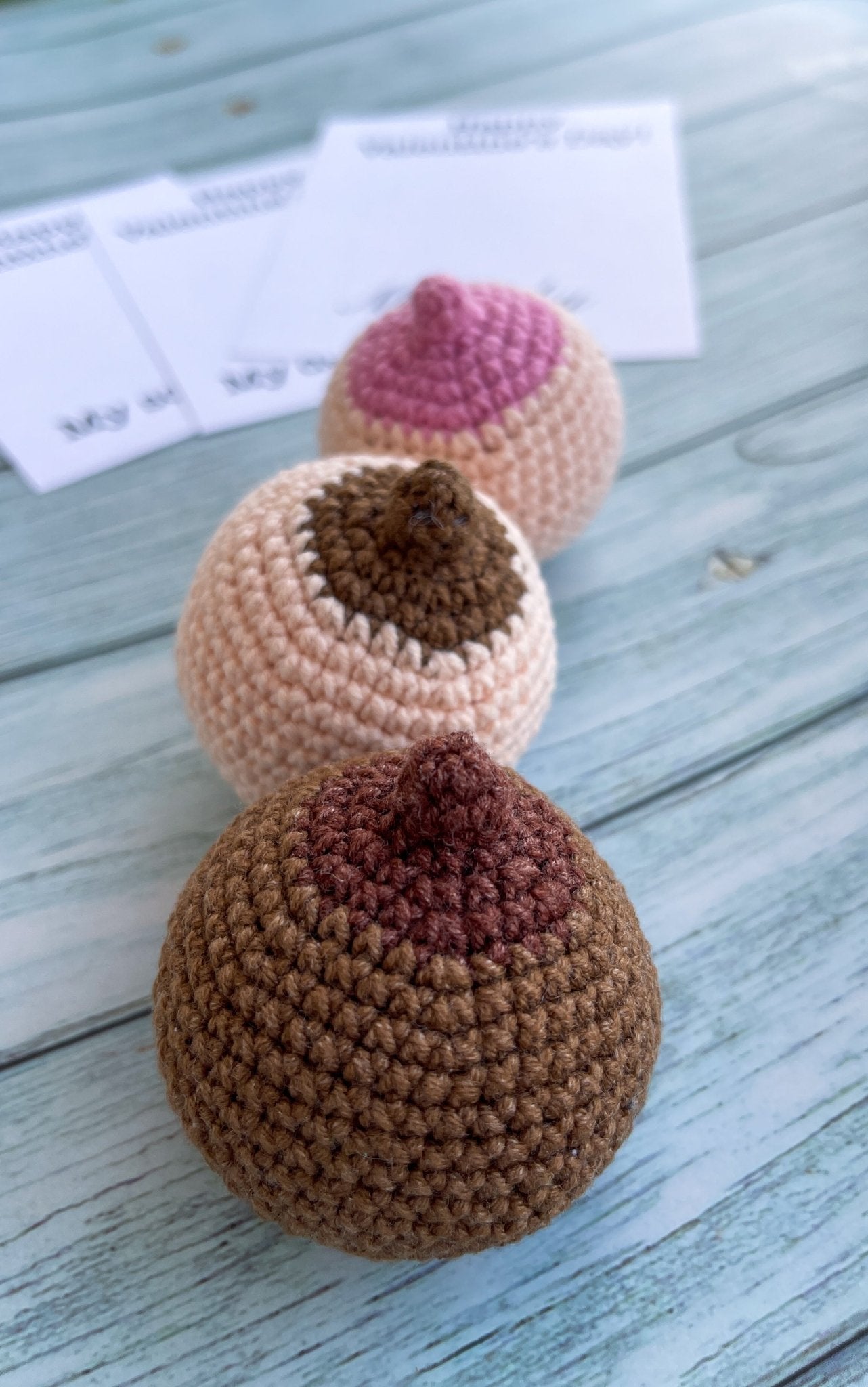 Felt Breast Card - WoollyFox