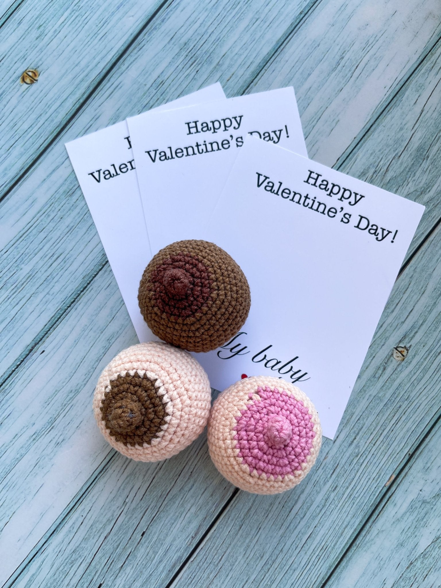 Felt Breast Card - WoollyFox