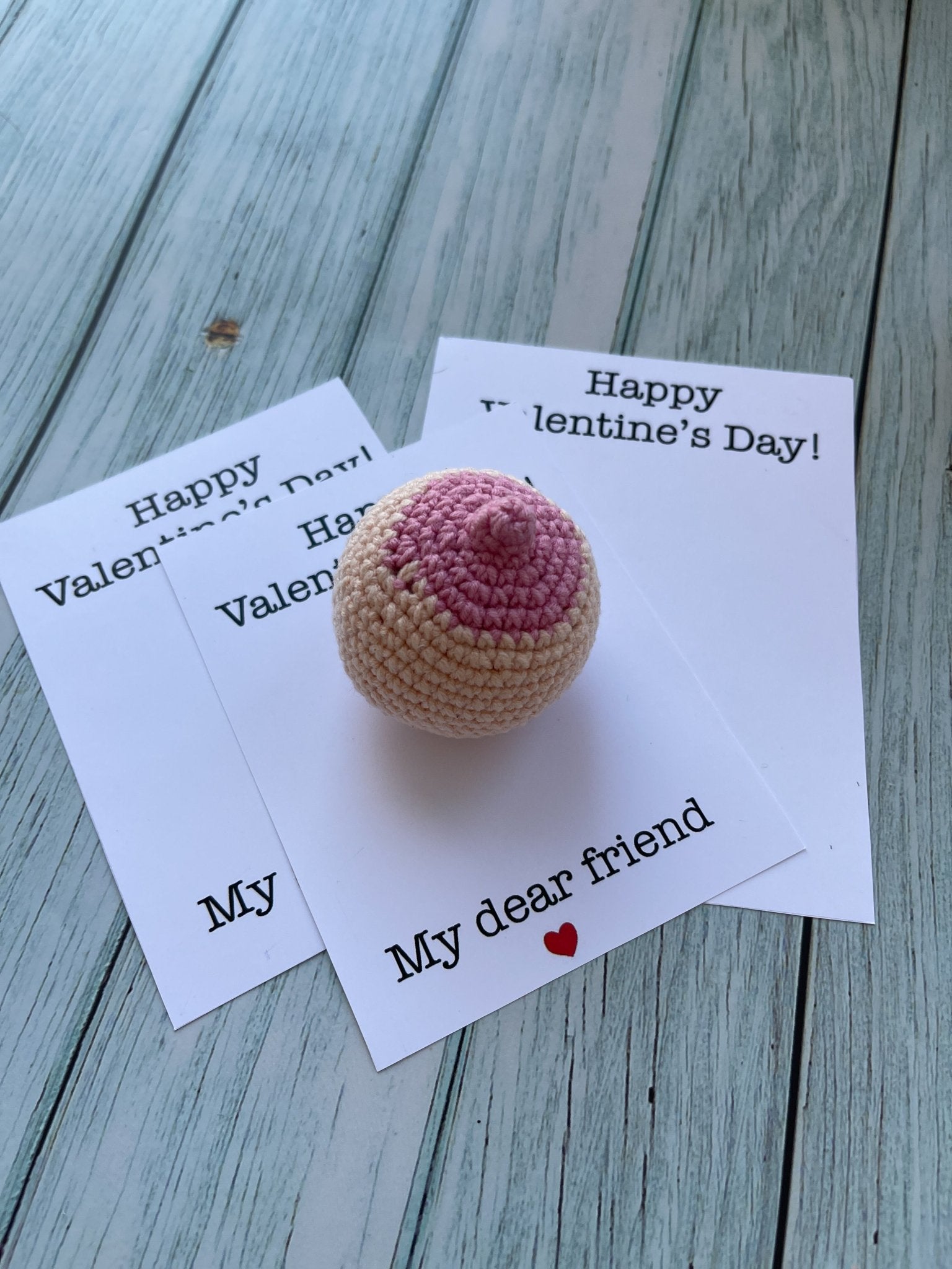 Felt Breast Card - WoollyFox