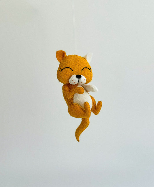 Felt Cat Decor - WoollyFox