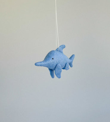 Felt Dolphin Ornament - WoollyFox