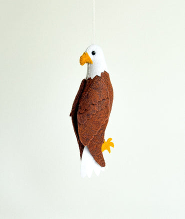 Felt Eagle Ornament - WoollyFox