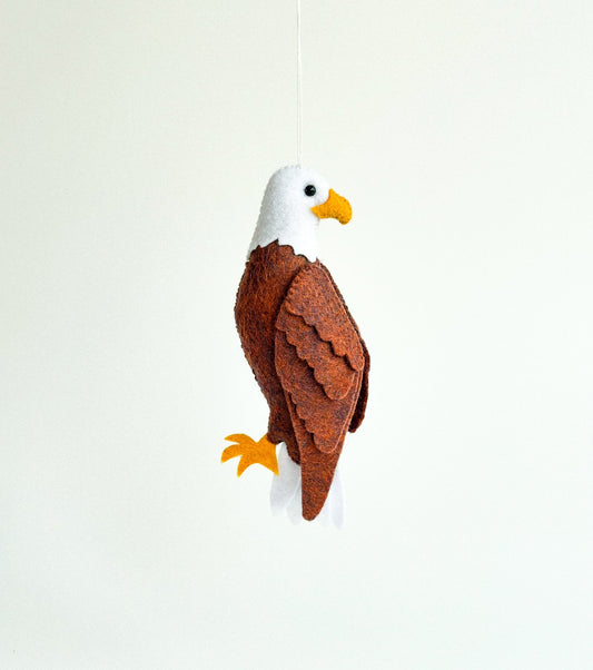Felt Eagle Ornament - WoollyFox