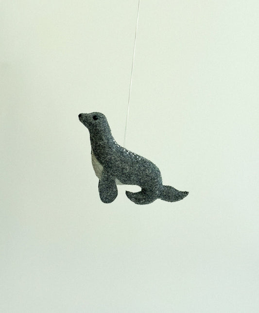 Felt Fur Seal Ornament - WoollyFox