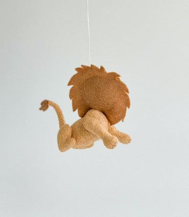 Felt Lion Ornament - WoollyFox
