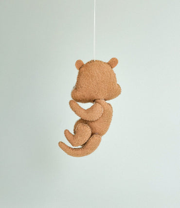 Felt Otter Ornament - WoollyFox