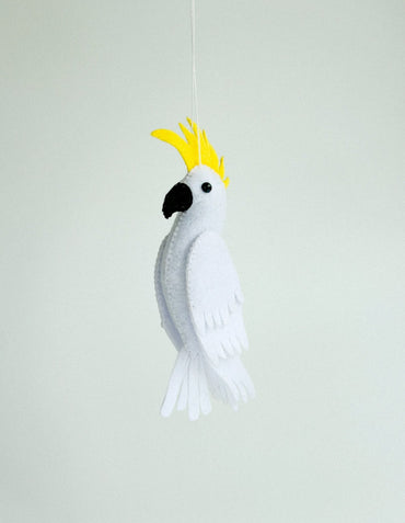 Felt Parrot Ornament - WoollyFox