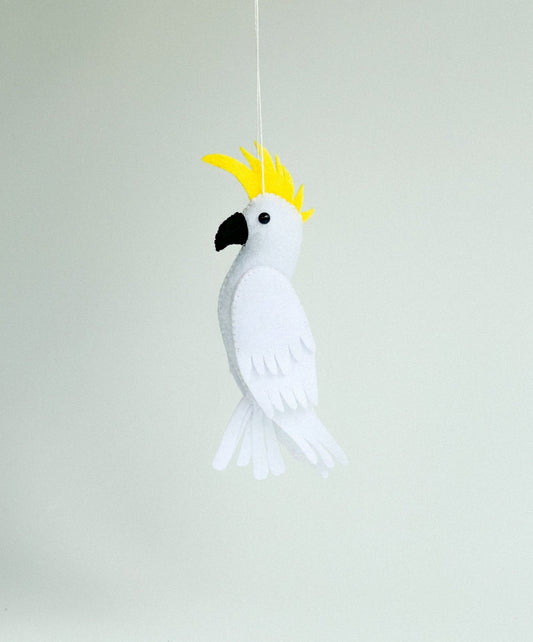 Felt Parrot Ornament - WoollyFox