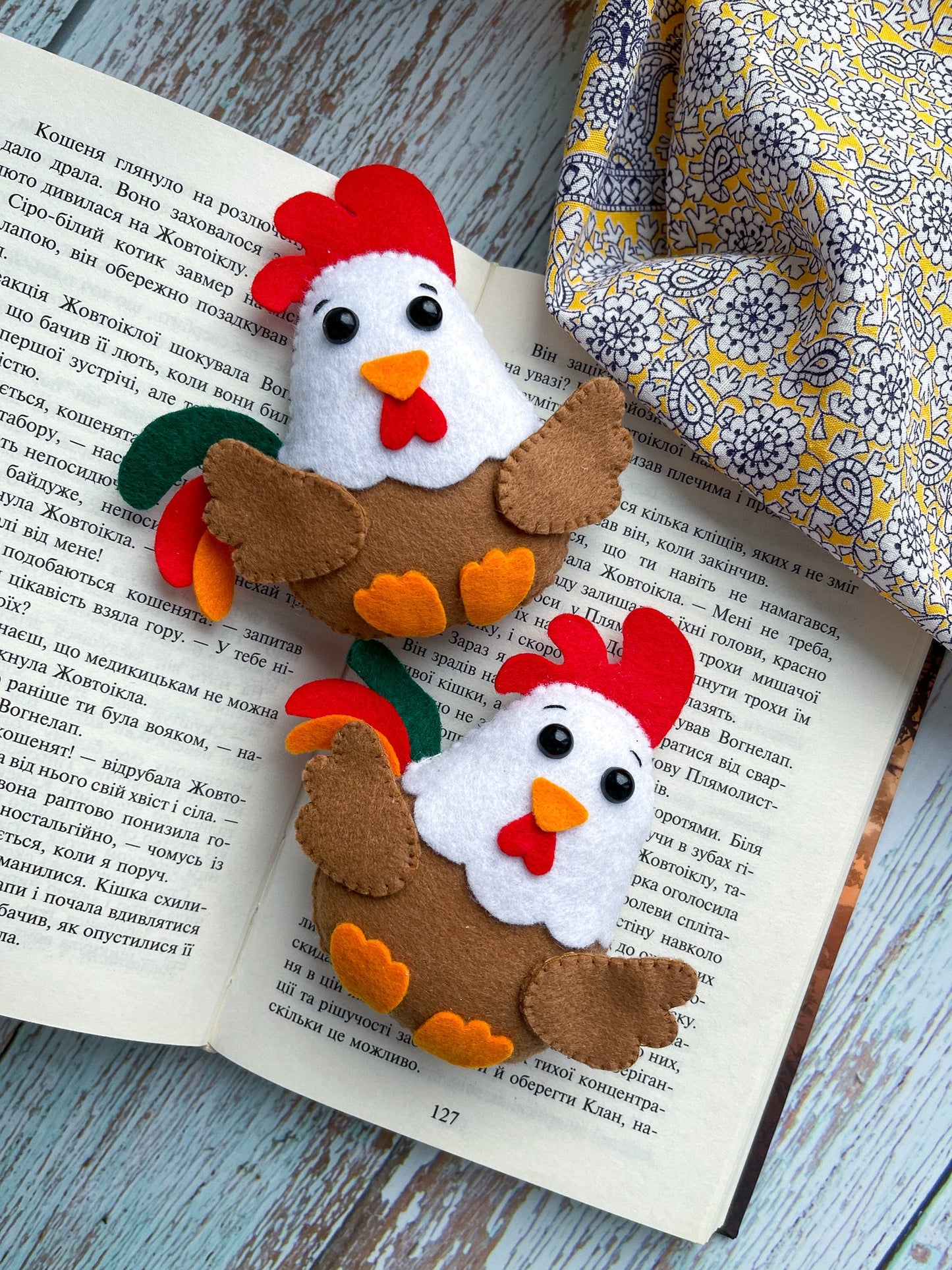 Felt Rooster PDF Pattern - WoollyFox