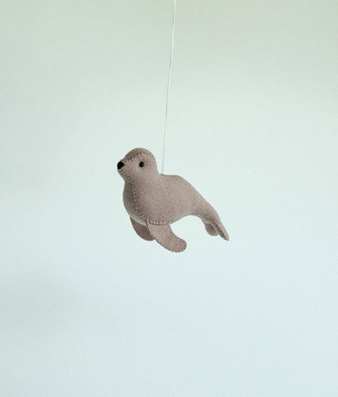 Felt Seal Ornament - WoollyFox