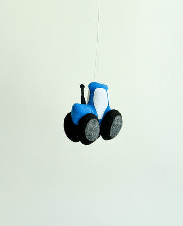 Felt Tractor Ornament - WoollyFox