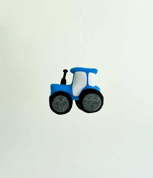 Felt Tractor Ornament - WoollyFox