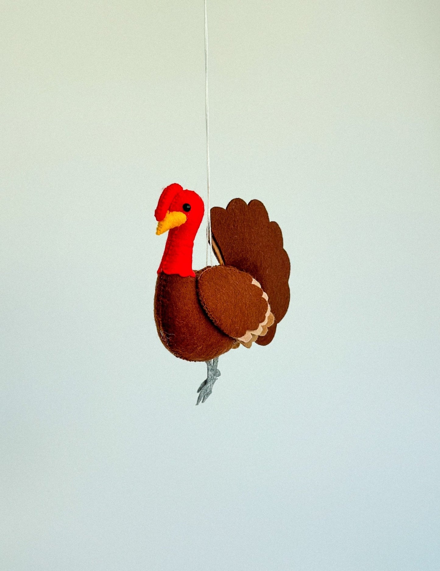Felt Turkey Toy – Soft Educational Plush for Kids & Montessori Play - WoollyFox