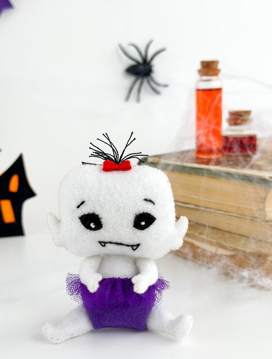 Felt Vampire Doll - WoollyFox