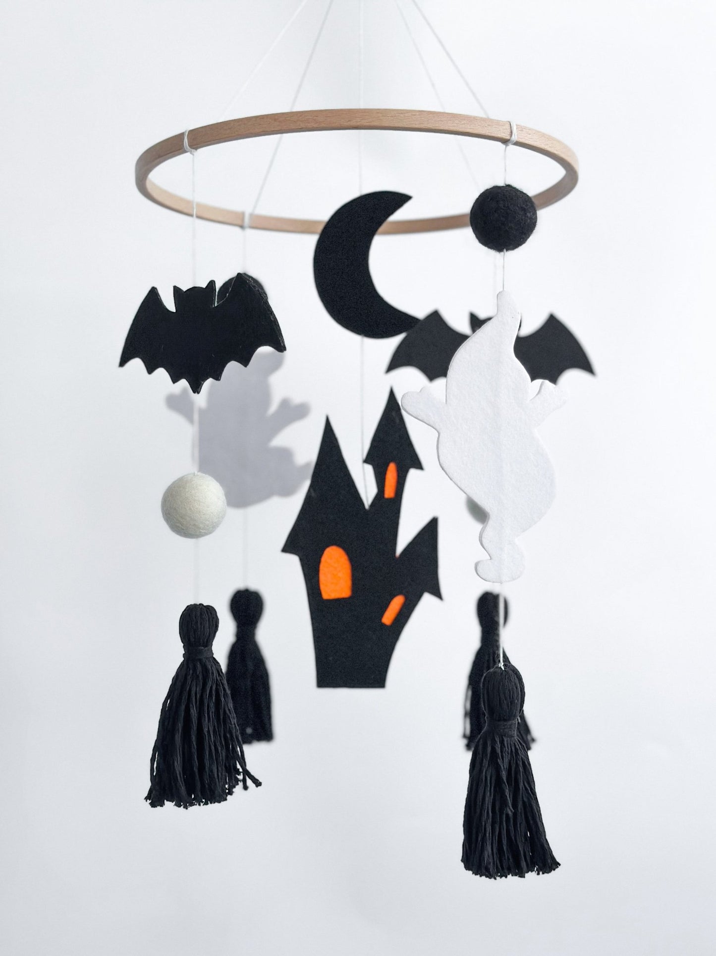 Halloween Ghost and Bat Mobile - WoollyFox