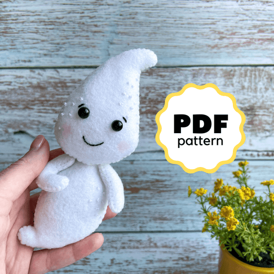 Halloween Ghost PDF Pattern - WoollyFox