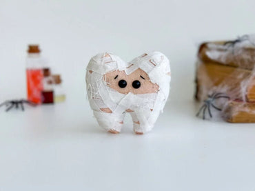 Halloween Mummy Tooth Ornament – Spooky and Fun Tooth Fairy Gift for Kids - WoollyFox