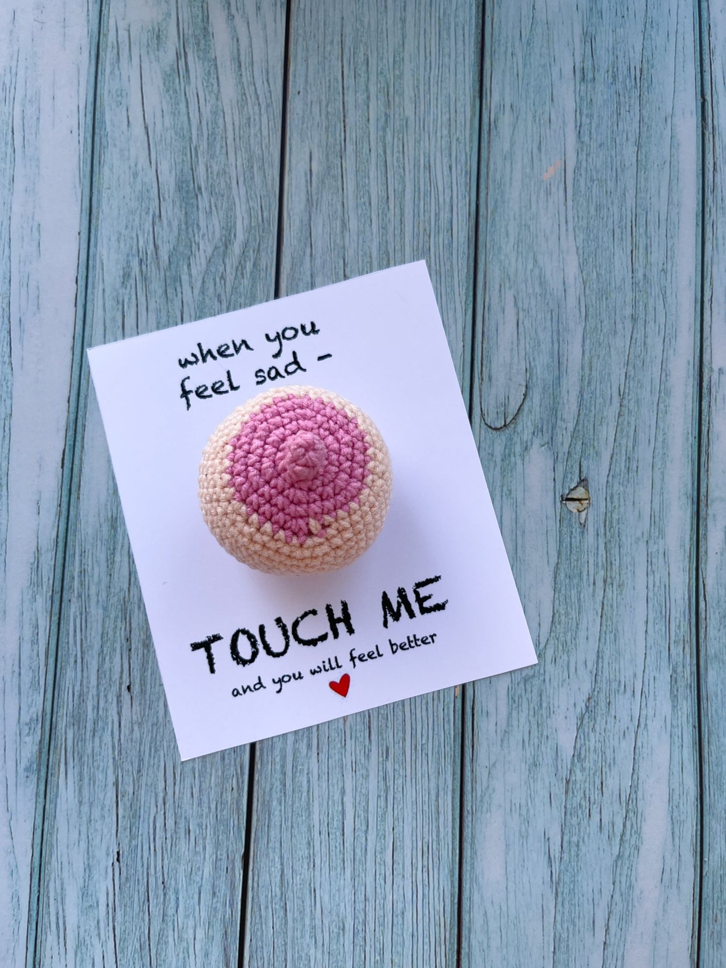 Handmade Tits Card - WoollyFox