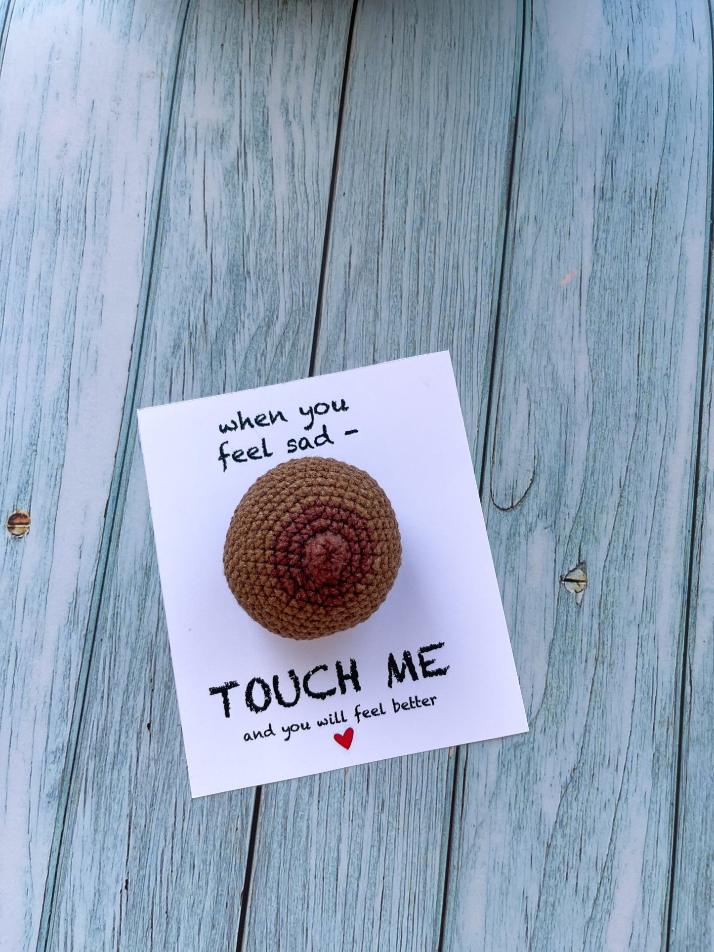 Handmade Tits Card - WoollyFox